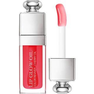 Dior - Dior Addict Lip Glow Oil - Farvet Læbeolie - Nærende Og Skinnende - Backstage Lip Glow Oil 015 Cherry- - For Women - Pink