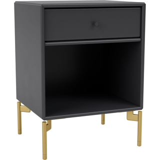 Montana DREAM sengebord med ben - 04 Anthracite (8-12 ugers Levering) - Messing