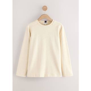 Next Oatmeal Long Sleeve Heavyweight Crew Neck T-Shirt