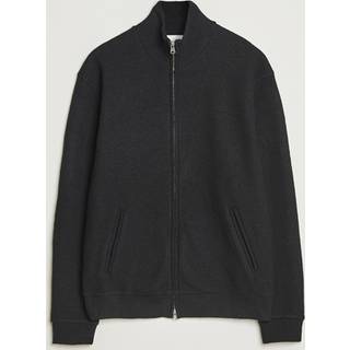 NN07 Boiled Wool Full Zip Black