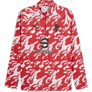 PUMA AC Milan Pre-match Quarter-Zip Top Men, Sport, White/Red, S