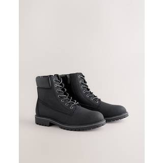 Next Black Tall Zip-Up Boots
