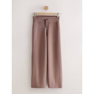 Next Mocha Brown Active Modal Supersoft Wide Leg Trousers