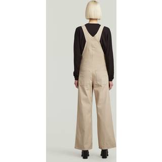Straight Dungaree - Beige - Women