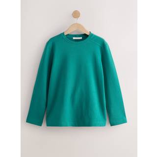 Next Green Long Sleeve Heavyweight Crew Neck T-Shirt