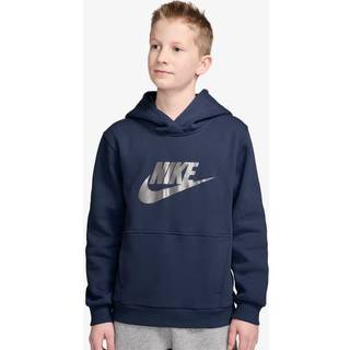 Nike Club Fleece-hættetrøje til større børn - blå - XL