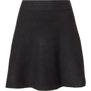 Ama Life Skater Nederdel, Black, S