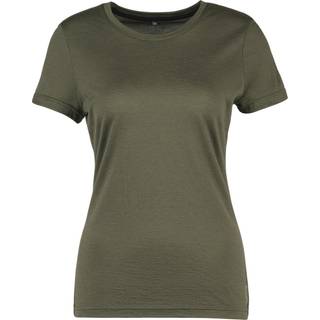 Stoic Women's Merino180 BengtSt. T-Shirt slim Merino-shirt Damer størrelse 3XL farve olivengrøn