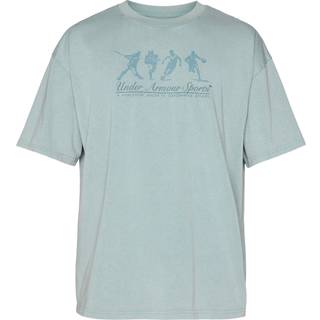 Under Armour Athletes Heavyweight Men's Oversized Short Sleeve Serpentine / Jasper Blue S