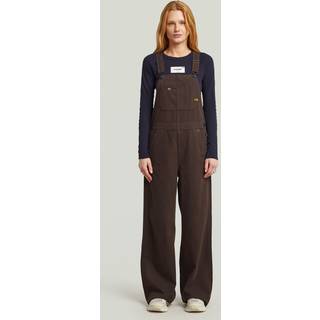 Straight Dungaree - Brown - Women