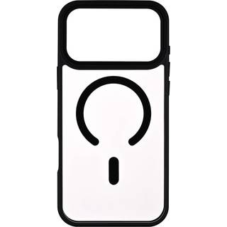 Onsala iPhone 17 Pro Max Bumper Cover - MagSafe Kompatibel - Gennemsigtig / Sort