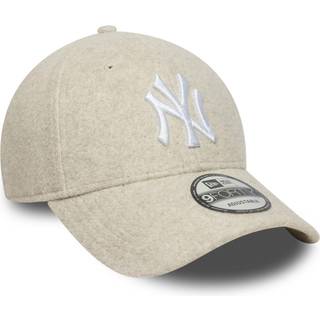 Melton Wool 9Forty New York Yankees Cap, Light Beige, One size