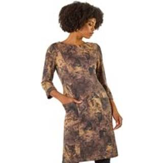 Roman Roman Butterfly Pocket Stretch Shift Dress - 44