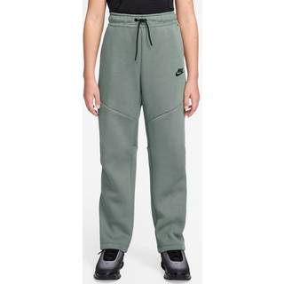 Nike Tech Fleece-bukser med åben søm til større børn (drenge) - grå - S