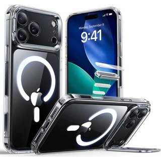 ESR Classic Kickstand HaloLock MagSafe iPhone 17 Pro Gennemsigtig