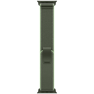 Apple Watch 49mm Grøn/Neon TrailLoop-M/L - Sort Titanium Finish