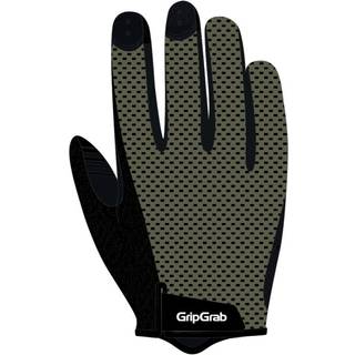 Gripgrab Explr Padded Full Finger Summer Gloves Olive Green, XL