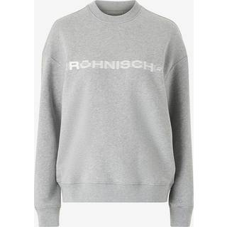 Röhnisch Women's Cotton Emblem Sweatshirt Grey Melange, XS