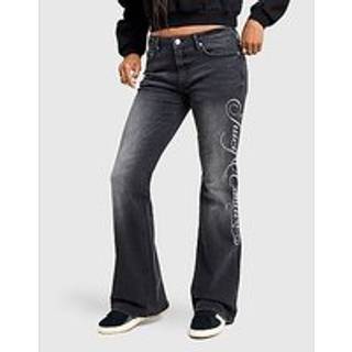 JUICY COUTURE Western Denim Flared Jeans, Sort - 14