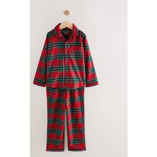 Next Red Tartan Matching Family Christmas Long Sleeve Pyjamas (9mths-16yrs)
