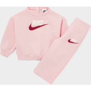 Nike Girls' Chenille Crew Tracksuit Infant, Pink - 12-18M