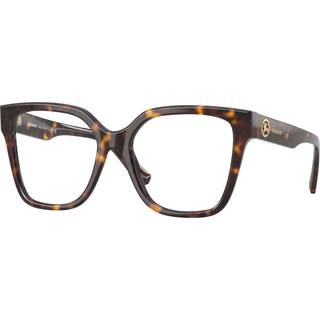 Burberry Kvinde BE2443 3002 Optiske stel Acetat Brun Transparent Firkantet Normal