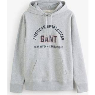 Gant Herren Hoodie grau unifarben