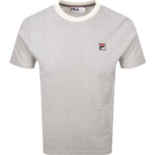 Fila Vintage Pinstripe T Shirt Cream
