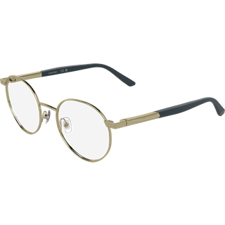 Calvin Klein Unisex CK25112 717 Optiske stel Metal Guld Rund Normal