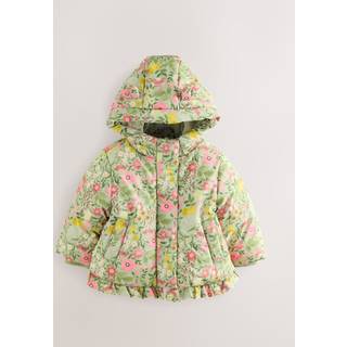 Next Vandafvisende polstret frakke med flæsekant (3mdr.-7år)