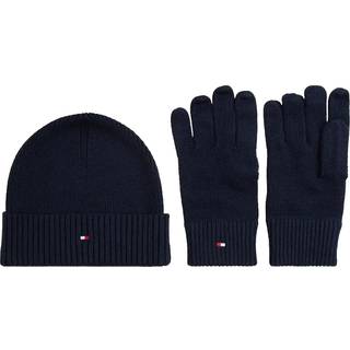 Hilfiger Flag Beanie And Gloves Gift Set