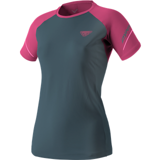 Dynafit Women's Alpine Pro S/S Tee Løbeshirt Damer størrelse 36 farve grå/blå