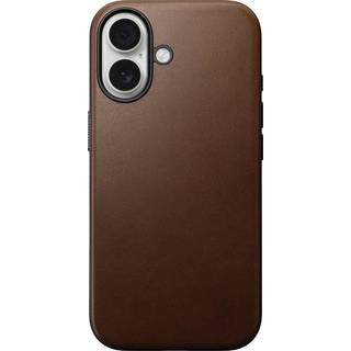 iPhone 17 - Nomad Modern Leather Cover - MagSafe Kompatibel - Brown