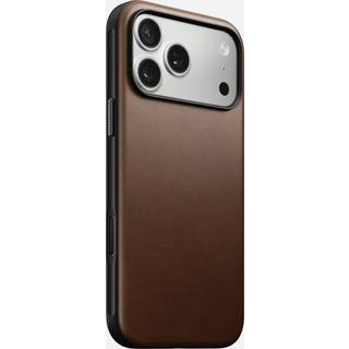 iPhone 17 Pro Max - Nomad Modern Leather Cover - MagSafe Kompatibel - Brown