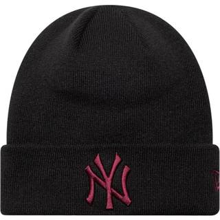 New Era LEAGUE ESSENTIAL BEANIE black/red - O/S
