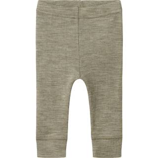 Name It Wax Wool Rib Leggings - Dried Sage