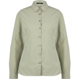Stoic Women's AntiMosquito ByskeSt. Shirt L/S B-Ware Bluse Damer størrelse L farve grå