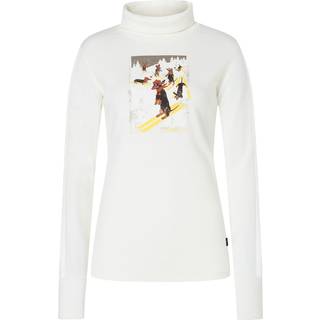 super.natural Women's Dachshund Roll Neck Sweatere Damer størrelse M farve hvid