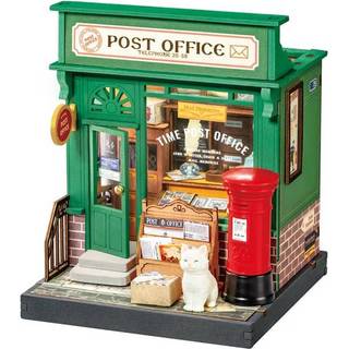 Century Post Office - DIY Miniature House, Bookshelf Decoration Kit - Rolife