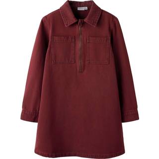 Overfarvet Denim Kjole