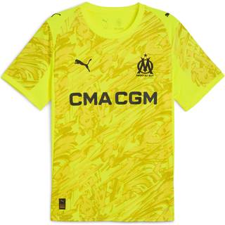PUMA Olympique de Marseille 25/26 Goalkeeper Jersey Men, Sport, Yellow Alert/Black, XL