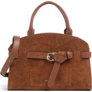 Coccinelle Sabine Suede Håndtaske brun