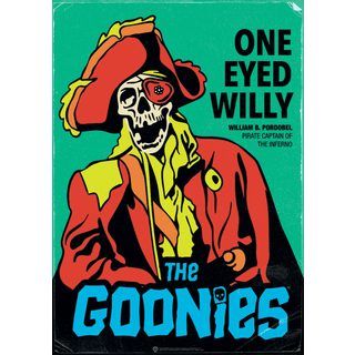 The Goonies Art Print 40th Anniversary One Eyed Willy Limited Edition 42 x 30 cm