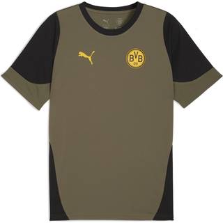 PUMA Borussia Dortmund Training Jersey Men, Sport, Loden Green/Black, XS