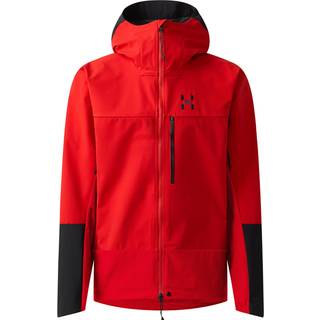 Haglöfs Roc Sight Softshell II Jacket Softshelljakke Herrer størrelse M farve rød