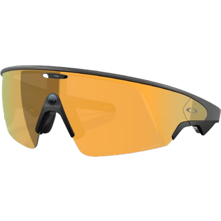 Oakley Unisex Meta OW8001 Vanguard 800104 Smarte briller O_matter Sort Guld Geometrisk Spejlet Prizm