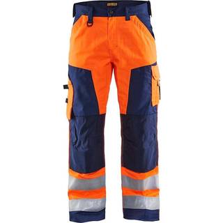 Blåkläder 1566 High Vis Buks / High Vis Arbejdsbuks - C58 - High Vis Orange/Marineblå