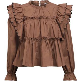 Objhope Top Med Lange Ærmer