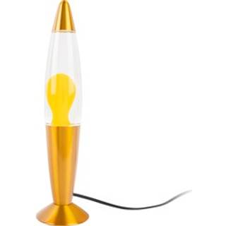 Leitmotiv Funky Rocket Lava bordlampe Ø8,6cm gul