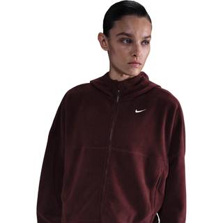 Nike One-Therma-FIT-overdel med lynlås til kvinder - rød - L (EU 44-46)